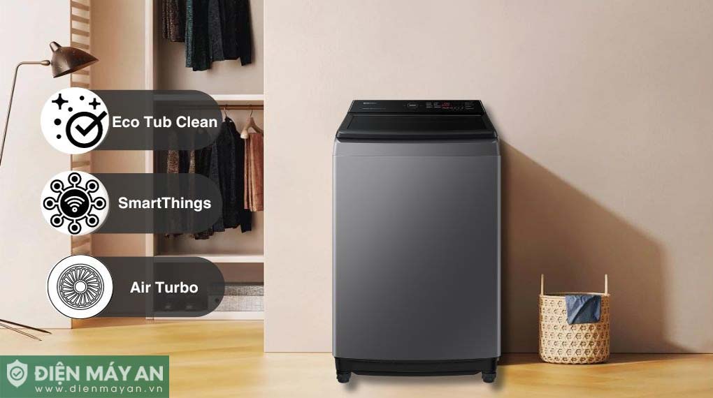 Máy Giặt Samsung Ecobubble Inverter 17 Kg WA17CG6442BDSV